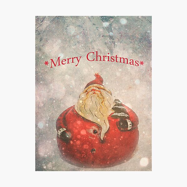 Merry Christmas Photographic Print