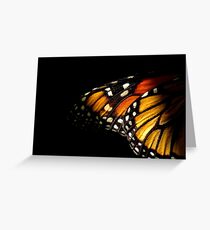 Monarch Butterfly Wing Greeting Card