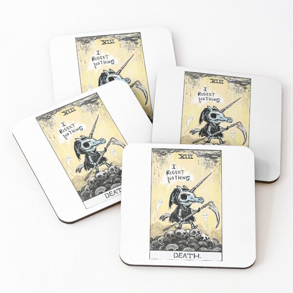 Artikelvorschau, "Tod." aus der Stabby Unicorn Tarot Collection entworfen und verkauft von kazwindness.