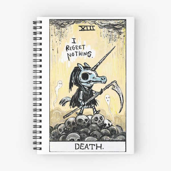 Item preview, "Death." from the Stabby Unicorn Tarot Collection designed and sold by kazwindness.