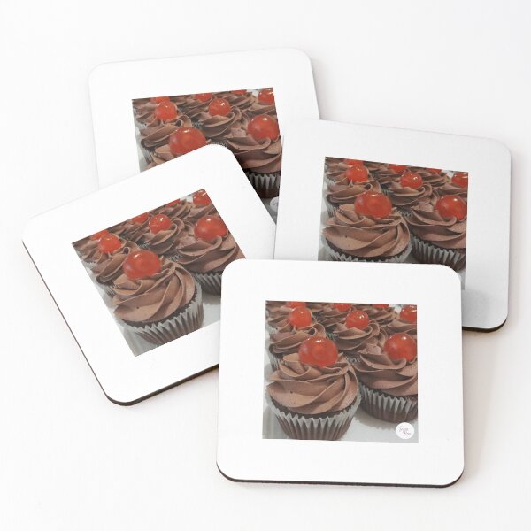 Item preview, Chocolate and Cherry Cupcake designed and sold by sugarrosekitch.