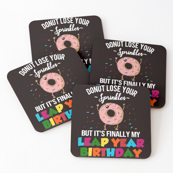 Item preview, Leap Year Birthday Funny Donut Leap Day February 29 designed and sold by kiwi91.