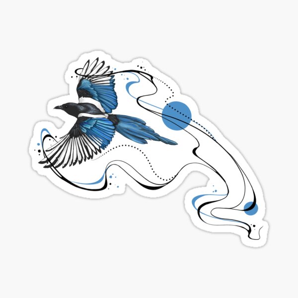 Item preview, Mystical Magpie designed and sold by Rebecca Flaum.