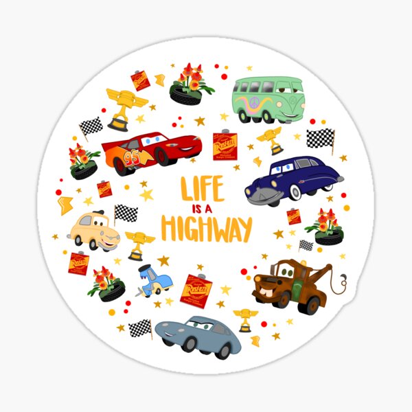 Item preview, Life is a Highway designed and sold by doodlepaint.