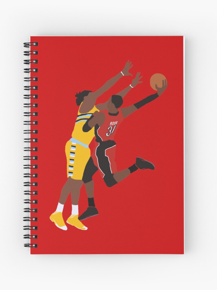 Terrence Ross Dunk On Kenneth Faried Spiral Notebook By Rattraptees Redbubble