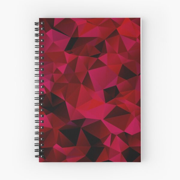 Item preview, Polygon abstract reds black geometric pattern designed and sold by fuzzyfox.
