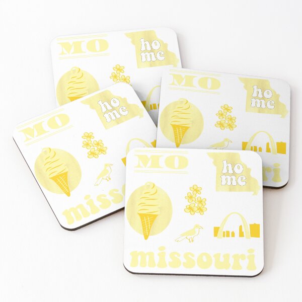 Item preview, Light Yellow Watercolor Missouri US State Pack designed and sold by The-Goods.