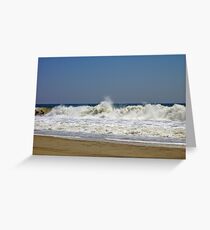 Riding the Surf at Hatteras Greeting Card