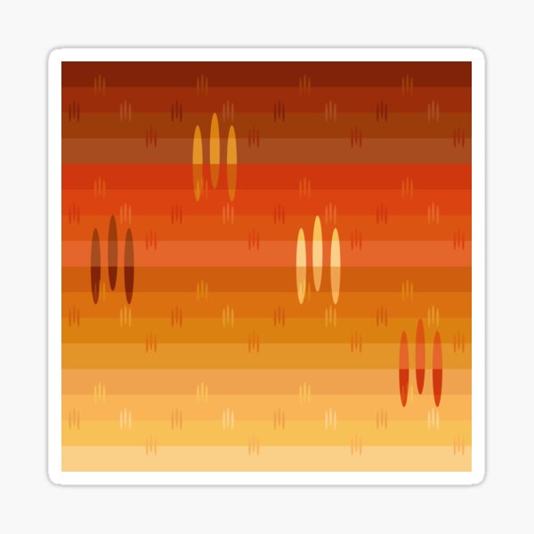 Desert Fields Sticker