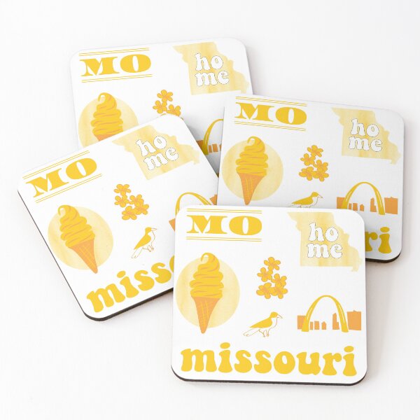 Item preview, Yellow Watercolor Missouri US State Pack designed and sold by The-Goods.