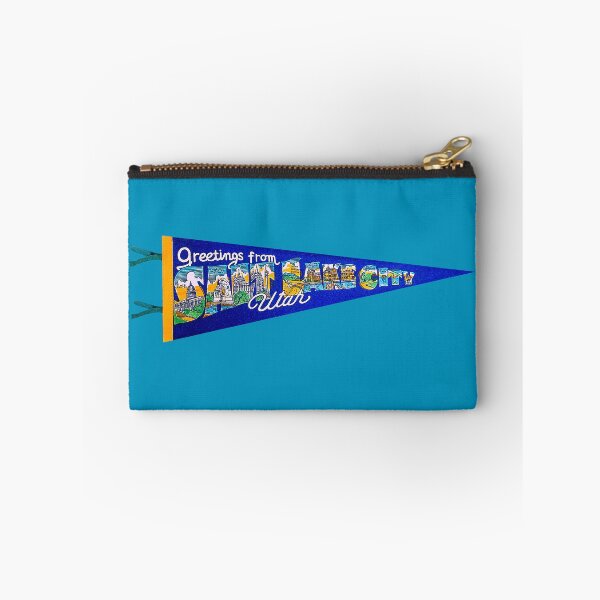 Item preview, Vintage Salt Lake City, Utah Vacation Souvenir Pennant designed and sold by FuzzyHoney.