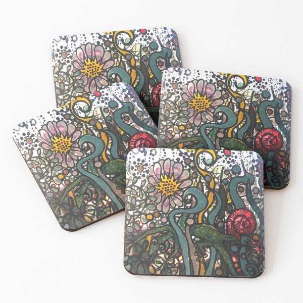 Item preview, Lizard Lost in Psychedelic Garden by Julie Ann Stricklin designed and sold by Julie Ann  Stricklin.