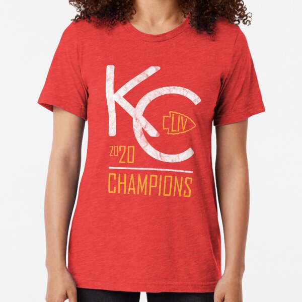 Kansas City Chiefs 2020 Super Bowl Champions Tri-blend T-Shirt