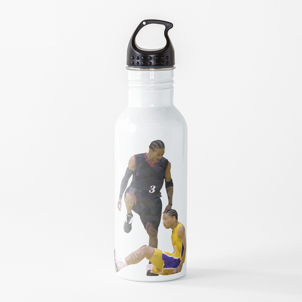 Allen Iverson Steps Over Tyronn Lue Low Poly Water Bottle