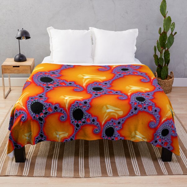 Item preview, Orange Fractal Drops designed and sold by Elisabeth Lucas.