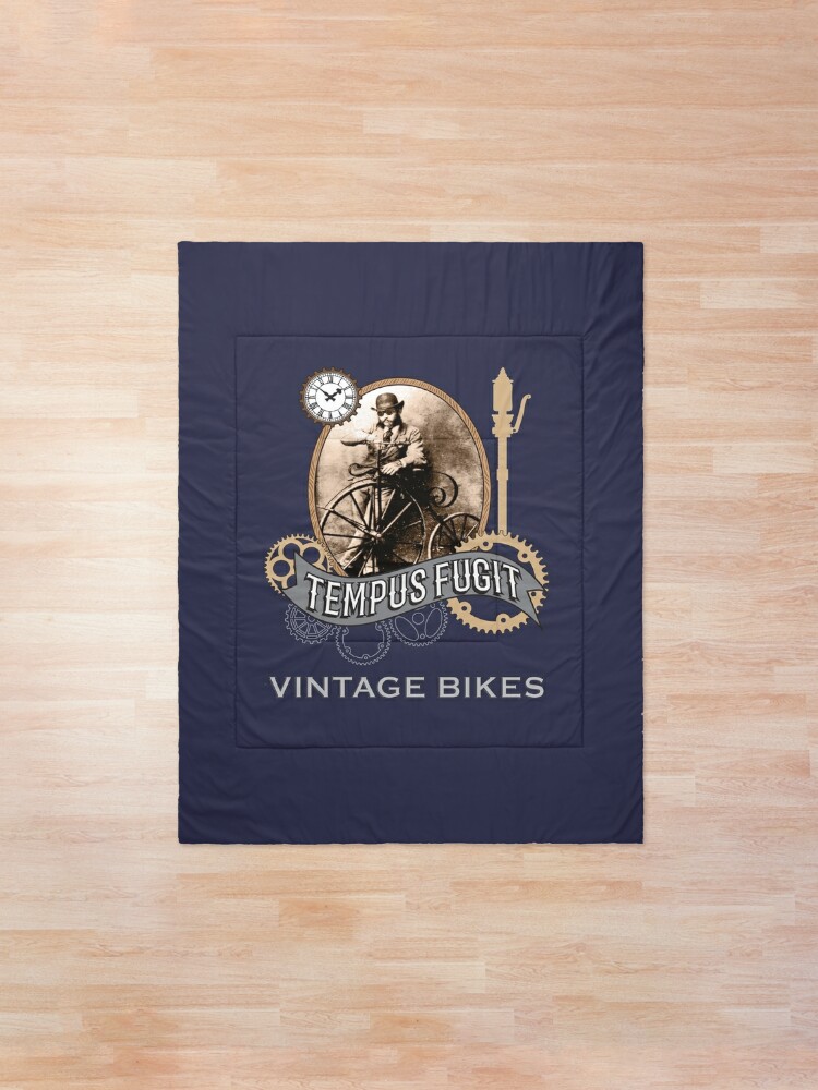 Tempus Fugit Bikes Comforter By Sheston152 Redbubble