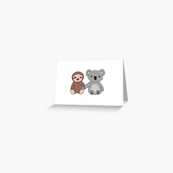 Item preview, Sloth and Koala Friends designed and sold by mshemdesigns.
