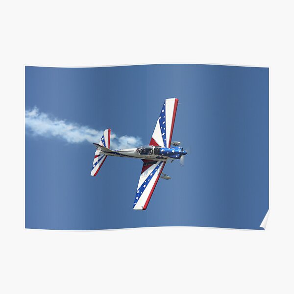 Aerobatic Airplane Poster