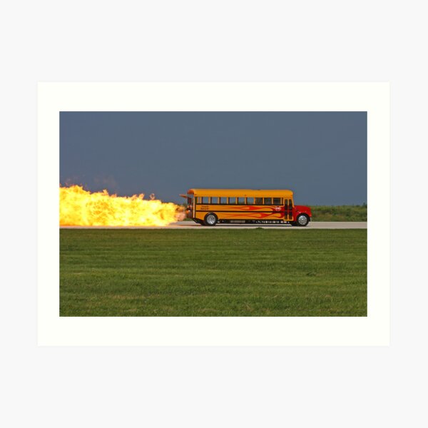Jet Bus Art Print