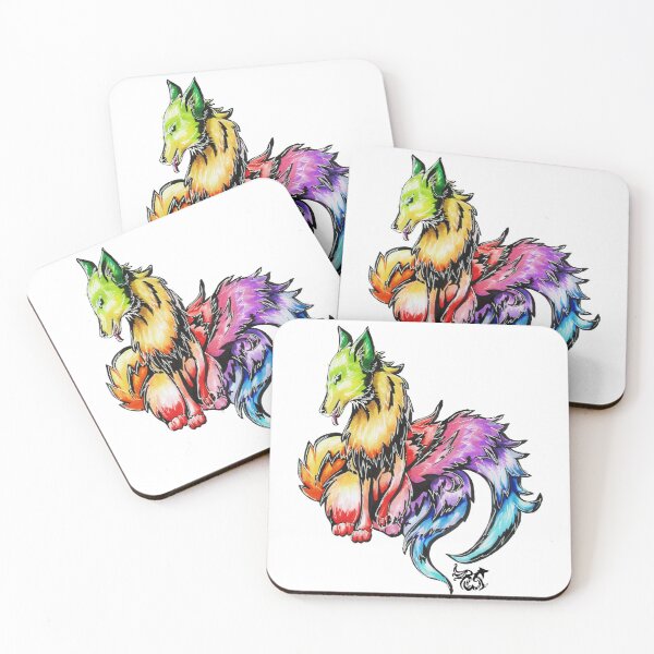 Item preview, Rainbow Wolf designed and sold by Red-wolf-Ink.
