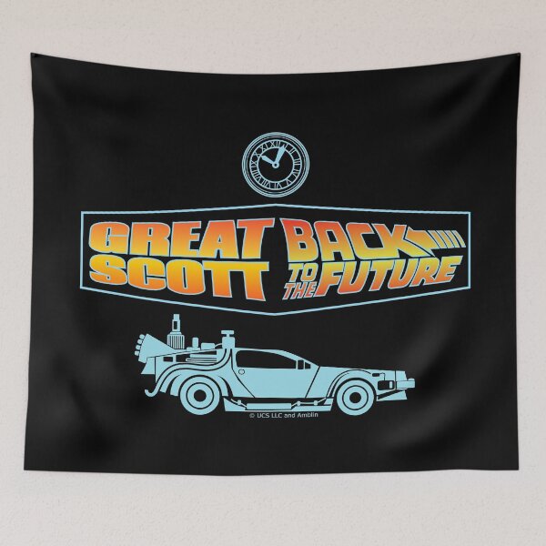 Aperçu de l'œuvre Retour vers le futur GREAT SCOTT créée et vendue par LICENSEDLEGIT.
