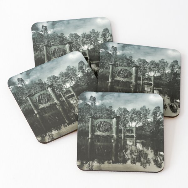 Item preview, old Murray river bridge at Jingellic designed and sold by dmaxwell.