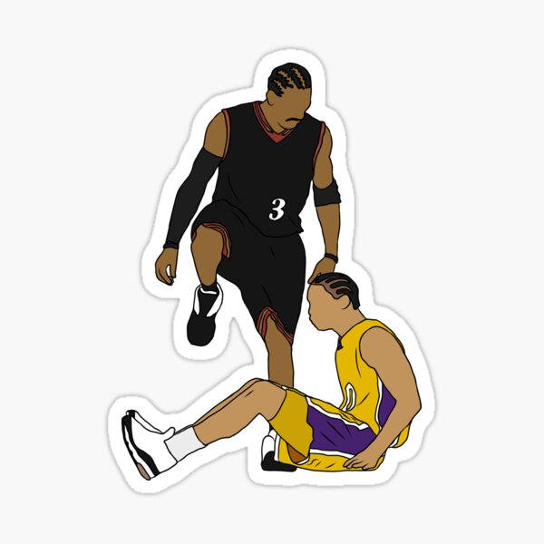 Iverson - Crossover - Ty Lue - Skeleton - Ankle Breaker - Cartoon | Sticker