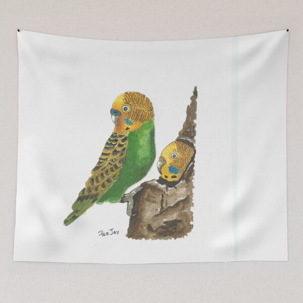 Item preview, Cheeky Budgies designed and sold by PeeJayArt.