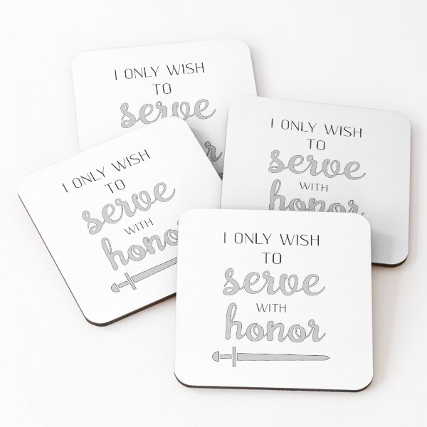 Item preview, Merlin-Inspired "Serve With Honor" designed and sold by mulberrydragon.