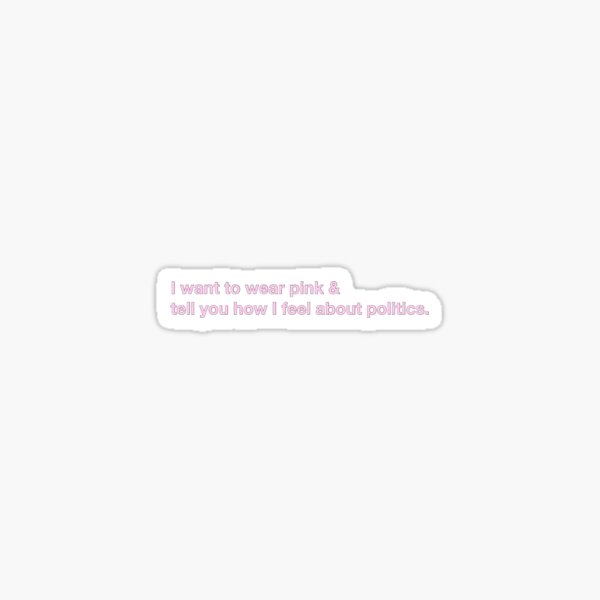 Item preview, Miss Americana Quote Sticker designed and sold by Hallie Walker.