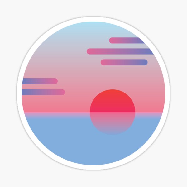 Cotton Candy Clouds Sticker