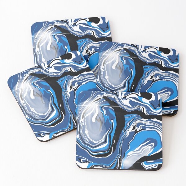 Blue Marble Coasters (Set of 4)