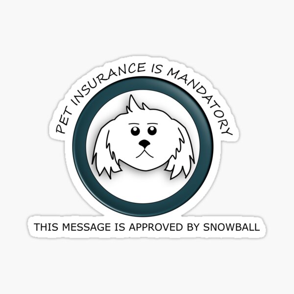 Rick and Morty an Important Message from Snowball Sticker