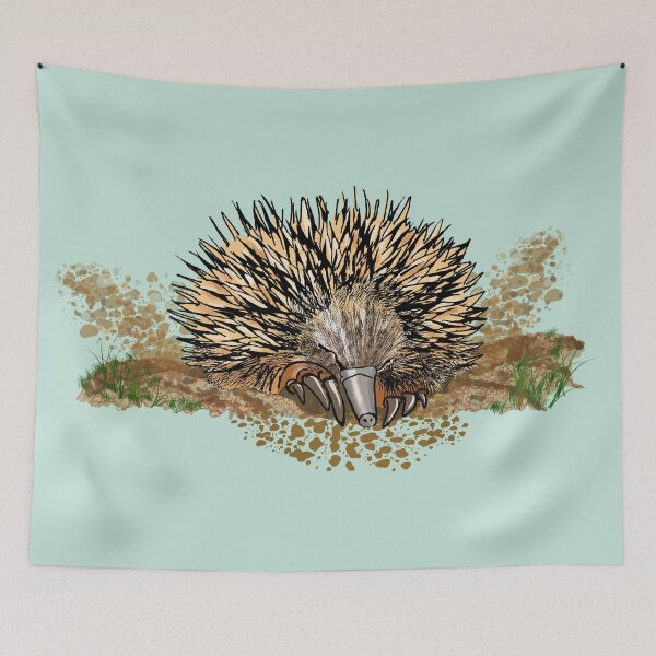 Item preview, Echidna on green designed and sold by elee.