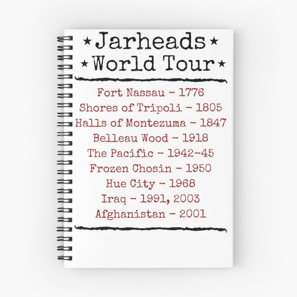 Item preview, Jarheads World Tour T Shirt designed and sold by mcfreedomprints.