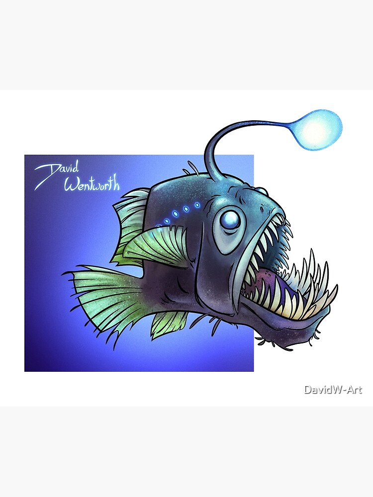Predatory fish series: Angler Fish by DavidW-Art