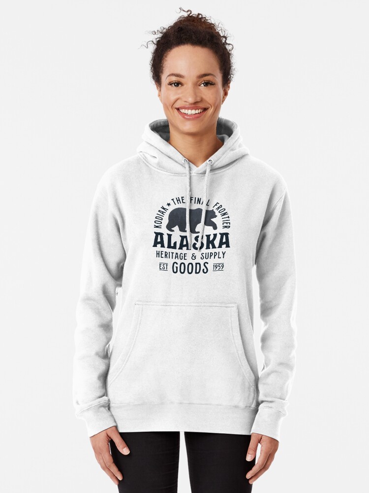 Kodiak Alaska Shirt Bear The Final Frontier Family Vacation | Pullover  Hoodie