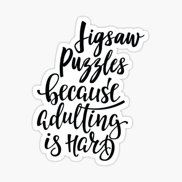  BulbaCraft 100Pcs Funny Adulting Stickers, Adulting is