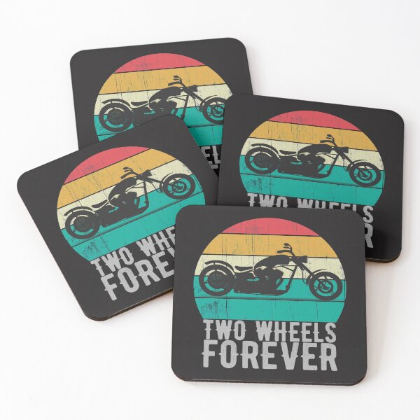 Item preview, Motorcycle Two Wheels Forever Vintage Retro designed and sold by UrbanHype.