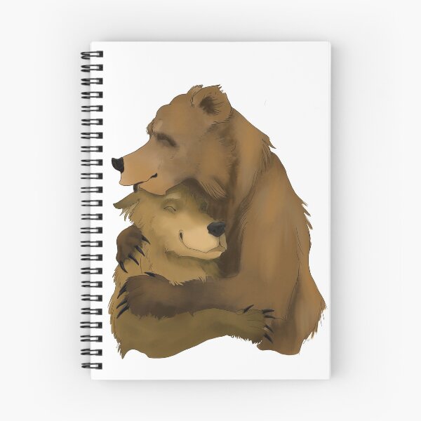 Item preview, Grizzly Bear Hugging Valentine's Day designed and sold by GnomelyDragon.