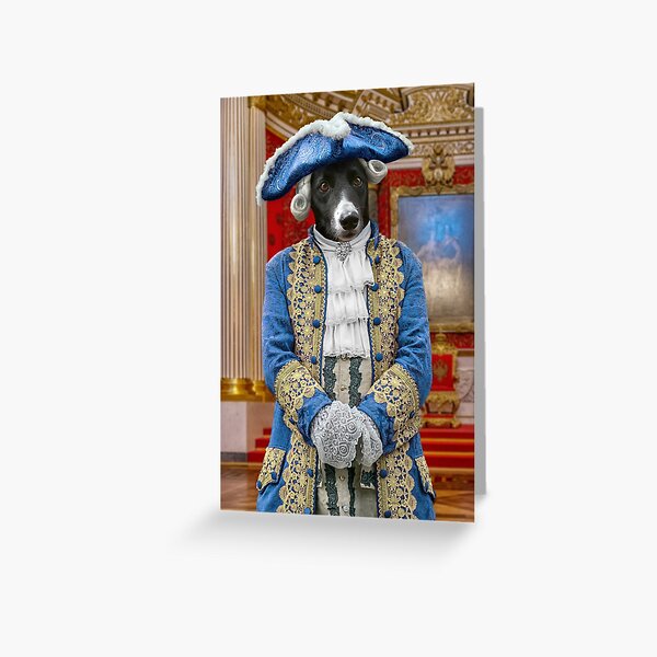 Count Jackula in the Palace Throne Room, St Petersburg Greeting Card