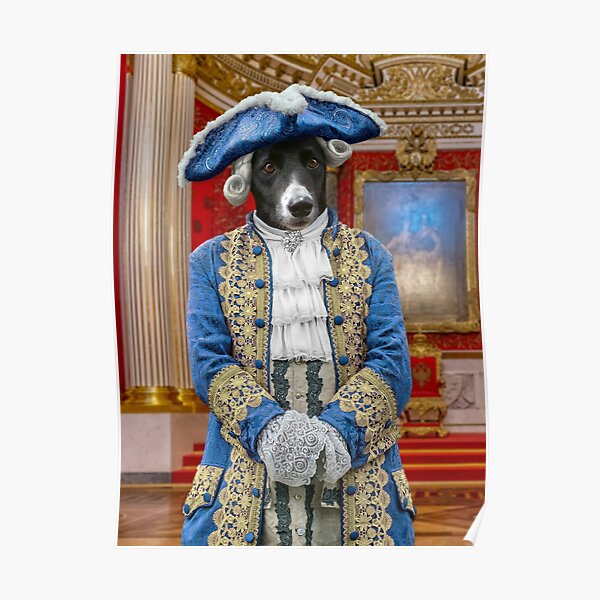 Comte Jackula dans la salle du trône du palais, Saint-Pétersbourg Poster
