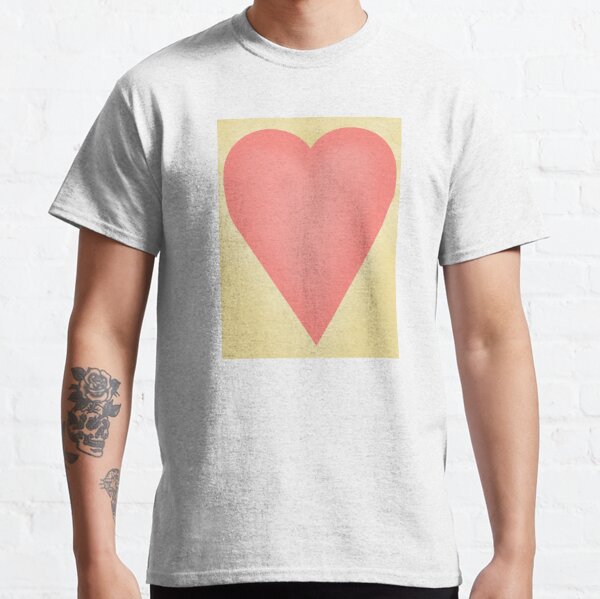 Gold and Rose Heart Classic T-Shirt