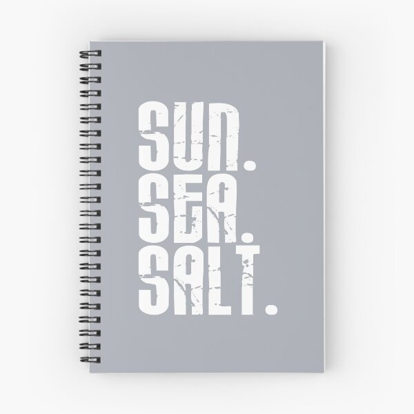 Item preview, Sun Sea Salt print - Neutral Grey designed and sold by Skippingbird.