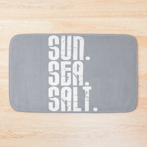 Item preview, Sun Sea Salt print - Neutral Grey designed and sold by Skippingbird.