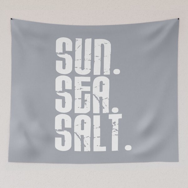 Item preview, Sun Sea Salt print - Neutral Grey designed and sold by Skippingbird.