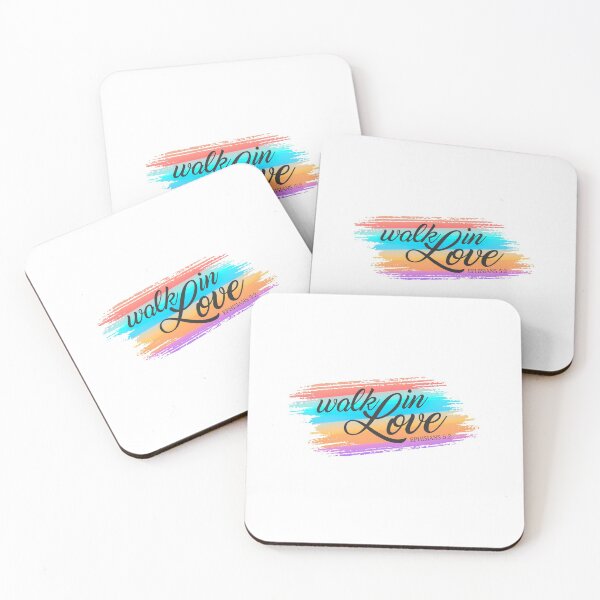 Item preview, Inspirational Walk in Love Bible Verse Valentine Quote designed and sold by Hommie9977.