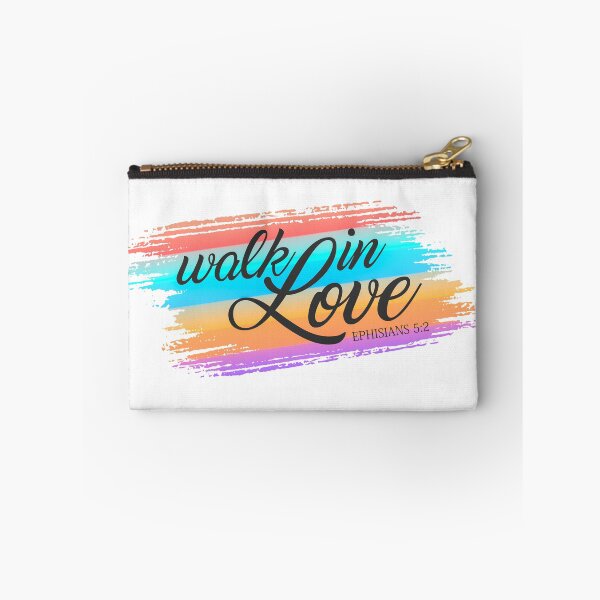 Item preview, Inspirational Walk in Love Bible Verse Valentine Quote designed and sold by Hommie9977.