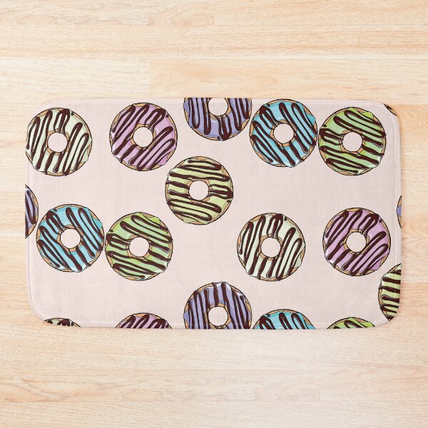 Item preview, Cute Donut Pattern Pastel Doughnuts designed and sold by NeonSpaceJunk.