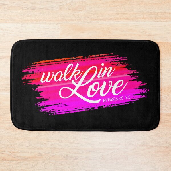 Item preview, Inspirational Walk in Love Bible Verse Valentine Quote designed and sold by Hommie9977.